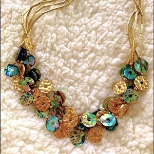 🟢COLORFUL DISC NECKLACE🔵